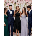 Bbonlinedress Halter Cocktail Women Dresses Prom Formal Wedding Guest Bridesmaid Ruffled Maxi Hi-Lo Evening Party 2026 Dress