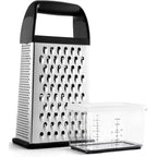 Urbanstrive Cheese Grater With Container Box Grater Stainless Steel Graters For Kitchen Cheese Shredder Parmesan Shredder Kitchen Gadgets Kitchen Tools Kitchen Gifts For Chef Dishwasher Safe Zester
