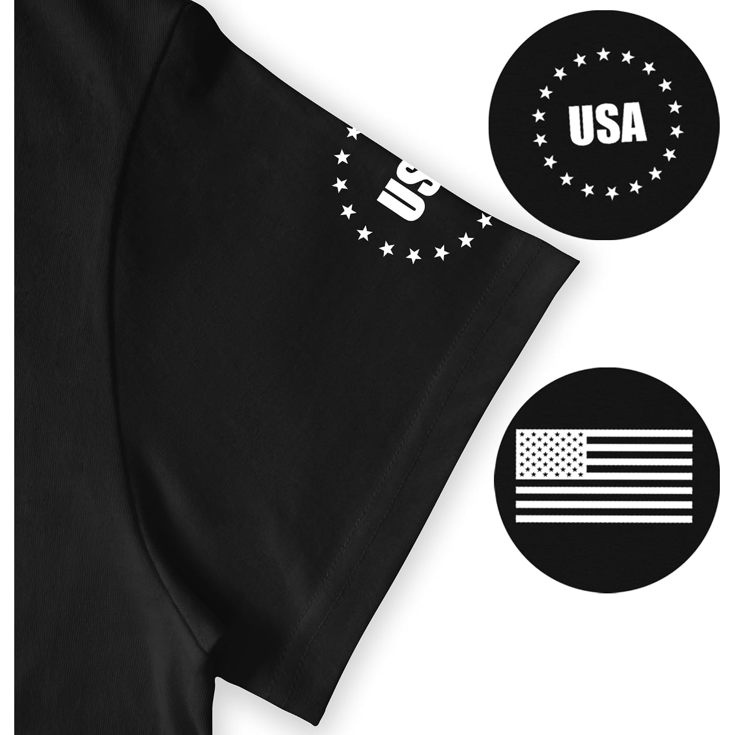 Xlievo 4Th Of July Shirts Men:Usa American Flag Patriotic Independence Day Higher Quality Short Sleeve T-Shirt