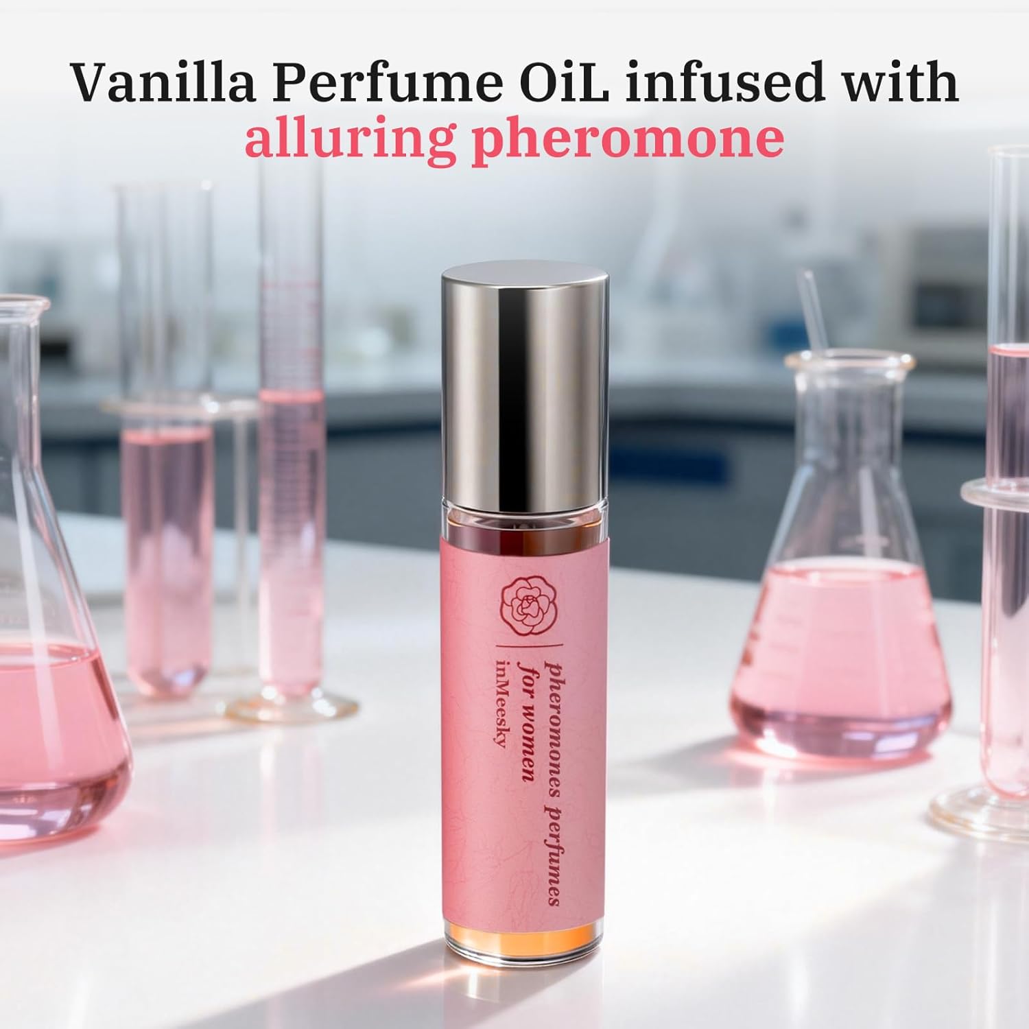 Pheromone Perfume for Women,Long-Lasting Vanilla Roll-On,Alluring Essential Perfume Oil for a Memorable Presence 0.34 fl.oz(10ml)