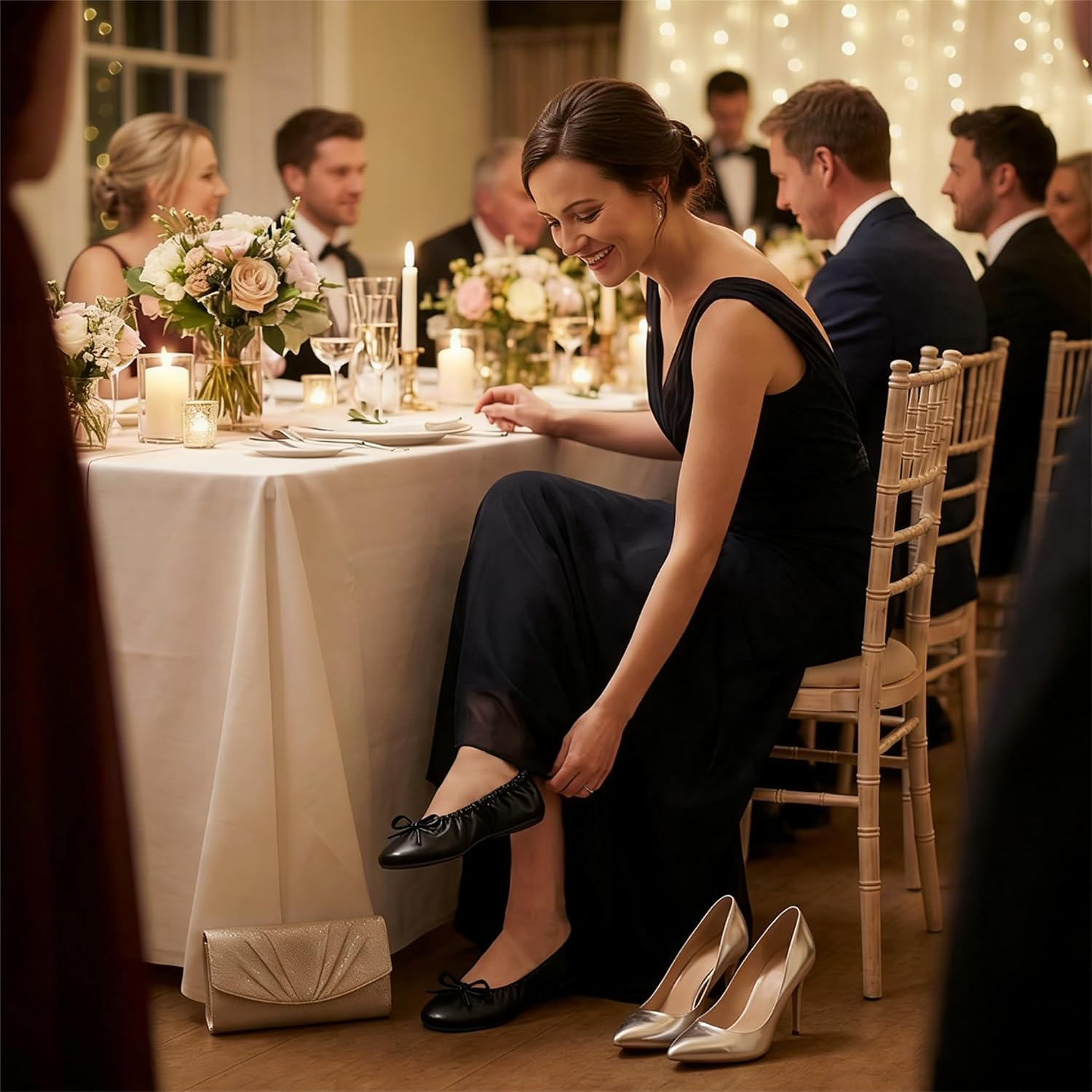 Women'S Foldable Ballet Flats – Portable Flat Shoes For Travel And Wedding That Fit In Your Purse