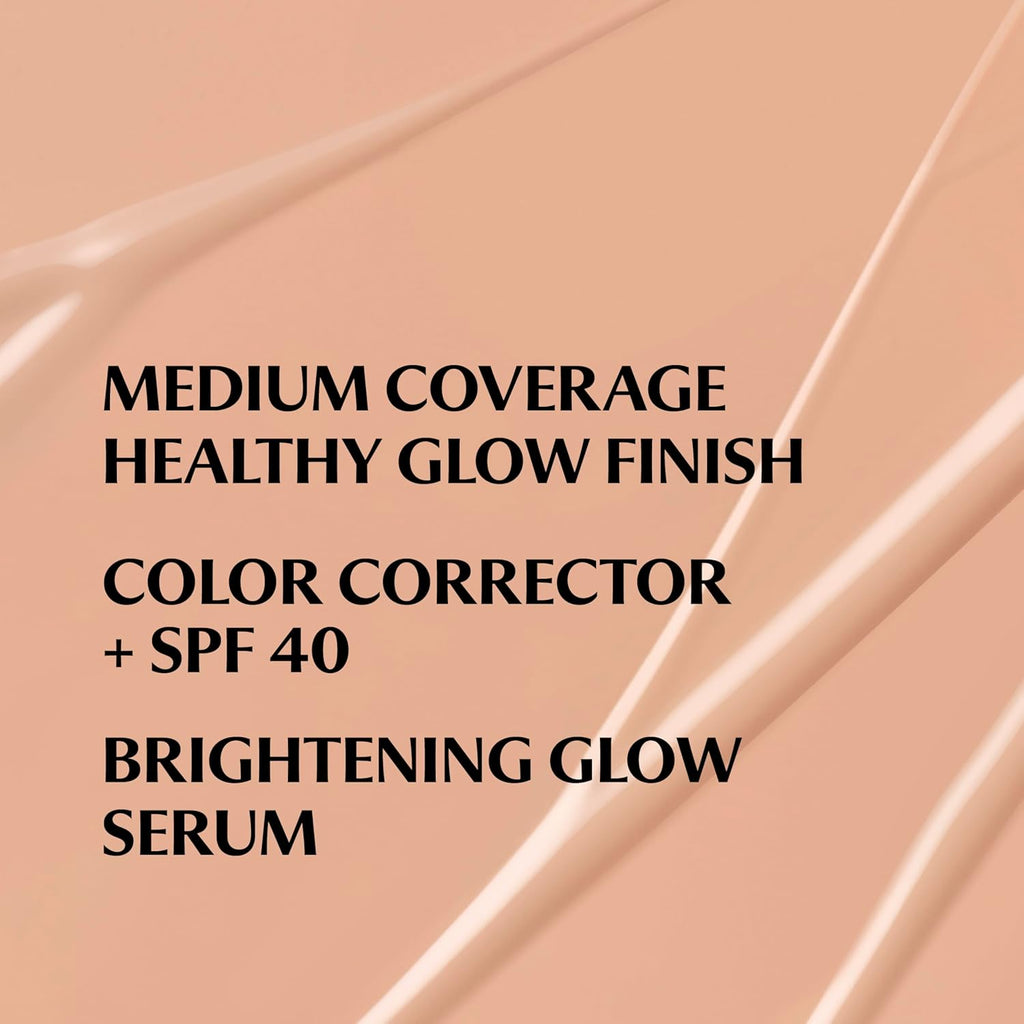 IT Cosmetics CC+ Nude Glow SPF 40 - Medium Coverage Foundation, 2% Niacinamide + Hyaluronic Acid Brightening Glow Serum, Lightweight Up to 24H Hydration, Normal to Dry & Mature Skin - 1.08 fl oz
