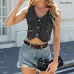 XZQTIVE Hollow Genuine Leather Belts for Women with Pin Buckle, Fashion Casual Waist Belt for Jeans Dress Pants