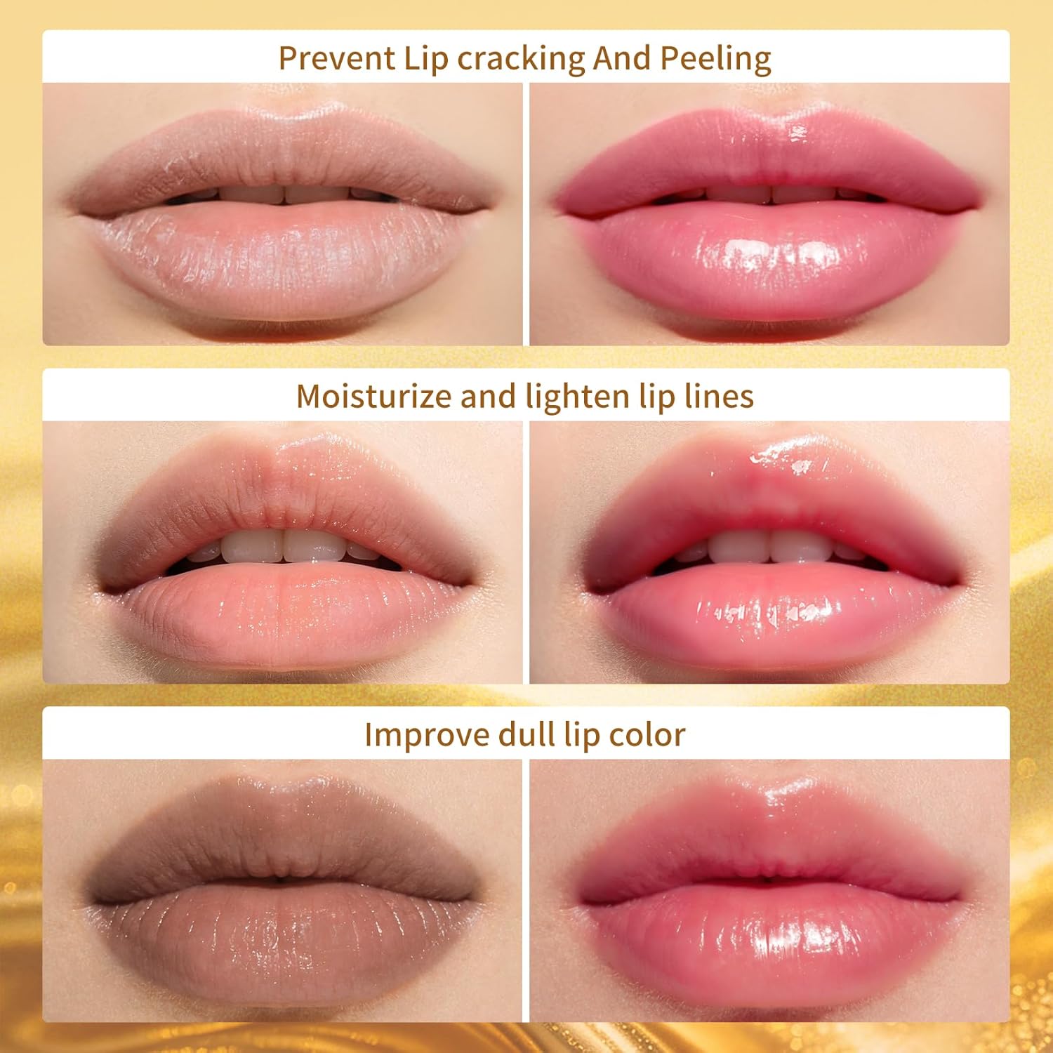 Clear Color Changing Lipstick Daisy Flower Jelly,Temperature Change Ph Adjusting Tinted Lip Balm, Moisturizing, Long Lasting, Magic Color Change Transferproof Lip Gloss | Moisturizing, Long Lasting, Nourishing