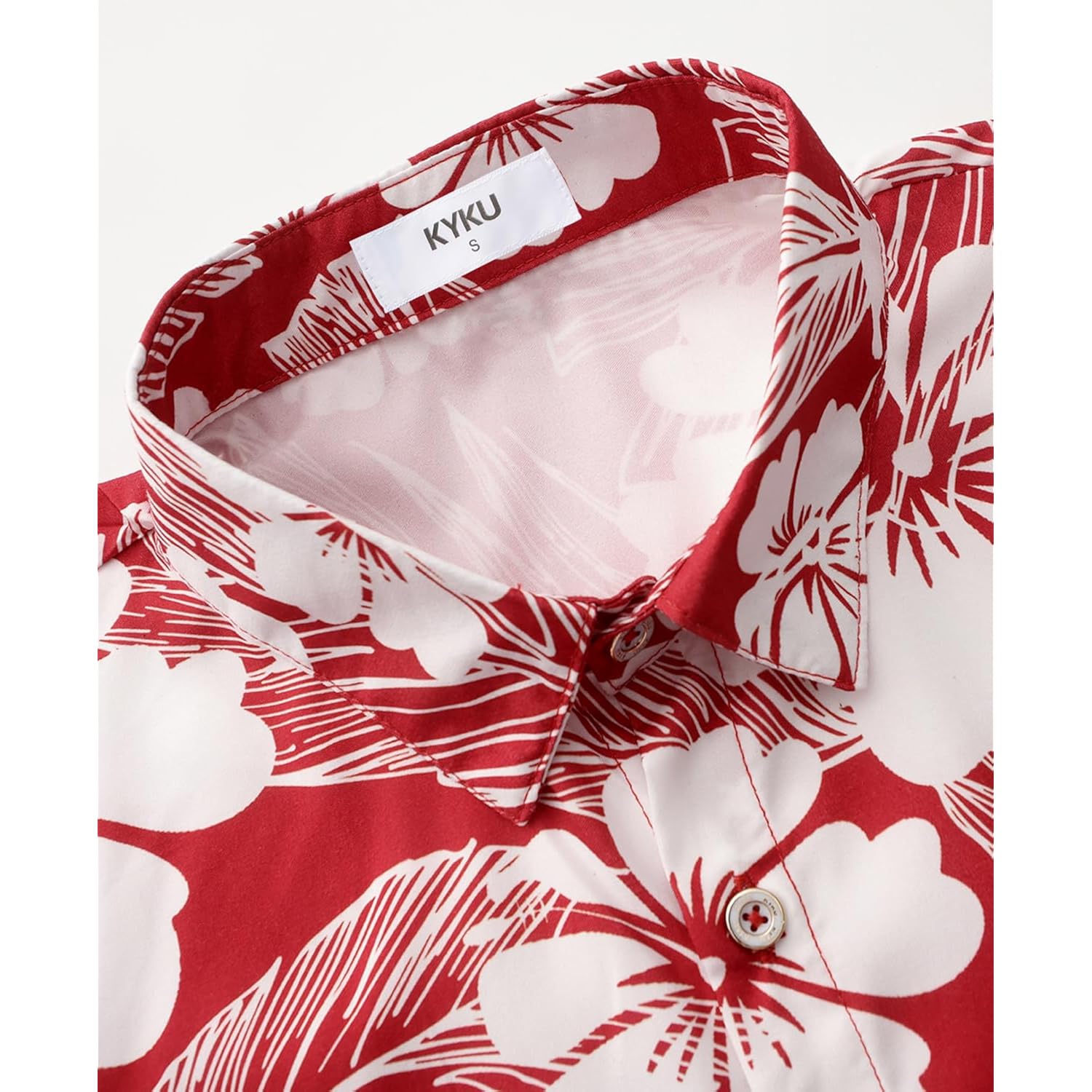 Kyku Hawaiian Shirt For Men: Beach Vacation Summer Short Sleeve Button Down Mens Shirts Casual Stylish