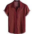 Vatpave Mens Casual Short Sleeve Button Down Shirts Regular Fit Hawaiian Summer Shirt