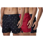 Nautica Men'S Classic Cotton 3-Pack Woven Boxers