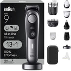 Braun Series 9 All-in-One Multi Grooming Kit for Men, 13-in-1 Beard Trimmer, Body Groomer, Hair Clipper and Manscaping for Face & Body, 9440