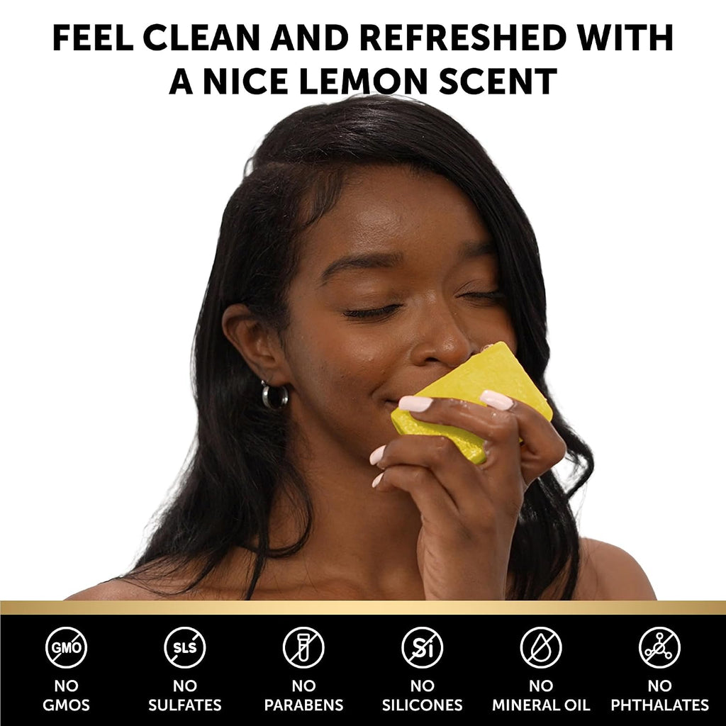 Valitic Brightening Lemon & Turmeric Kojic Acid Soap With Vitamin C, Retinol, Collagen - Original Japanese Complex Infused With Hyaluronic Acid, Vitamin E, Shea Butter - Dark Spot Corrector (2 Pack)