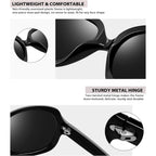 Joopin Oversized Sunglasses Womens Trendy Polarized Large Driving Sun Glasses Ladies Uv Protective Big Sunnies Shades