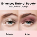 Creaglam Eyeshadow Stick 3Pcs Set, Waterproof & Crease-Proof, Easy Blendable Makeup Pencil For Beginners, Color Includes Matte Dusty Pink & Shimmer Peach & Fenugreek, 1.9G Each Stick