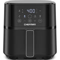 Chefman Air Fryer – 4 QT Compact Airfryer for Quick & Easy Meals in Minutes, Features Hi-Fry Technology for Extra Crisp, Touchscreen Controls with 4 Presets, Nonstick & Dishwasher Safe Basket - Black