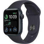 Apple Watch Se (2Nd Gen) (Gps, 40Mm) - Midnight Aluminum Case With Midnight Sport Band, S/M (Renewed)