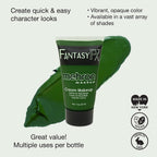 Mehron Makeup Fantasy Fx Cream Makeup | Water Based | Halloween | Green Face Paint & Body Paint For Adults 1 Fl Oz (30Ml) (Green) | Made In The Usa