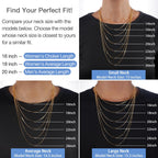 Jewlpire 1.3mm Box Chain 14K Gold Plated 925 Sterling Silver Chain Necklace for Women, Thin & Sturdy Womens Chains Necklace 14 16 18 20 22 24 26 Inches