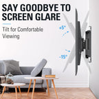 Mounting Dream Tv Wall Mount For Most 32-65 Inch Tv, Full Motion Tv Mount With Dual Arms, Wall Mount Bracket With Swivel And Tilt, Fits 16", 18", 24" Studs, Max Vesa 400X400Mm, 99 Lbs, Md2380-24K