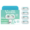 Venus Deluxe Smooth Sensitive Women's Razor Blade Refills, 4 Count, Holiday Gifts for Women