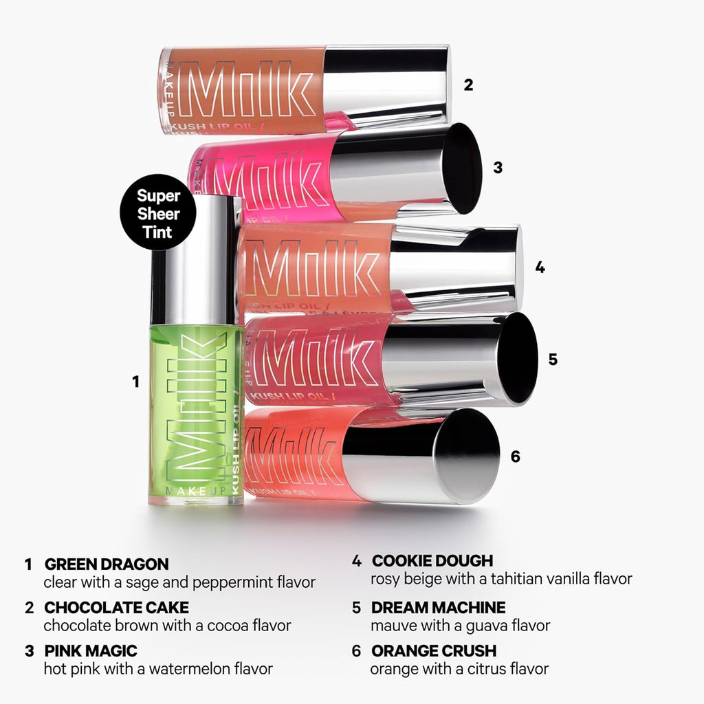 Milk Makeup KUSH Lip Oil - Natural, Sheer Tint - Lightweight & Non Greasy - Vegan, Paraben Free, Cruelty Free