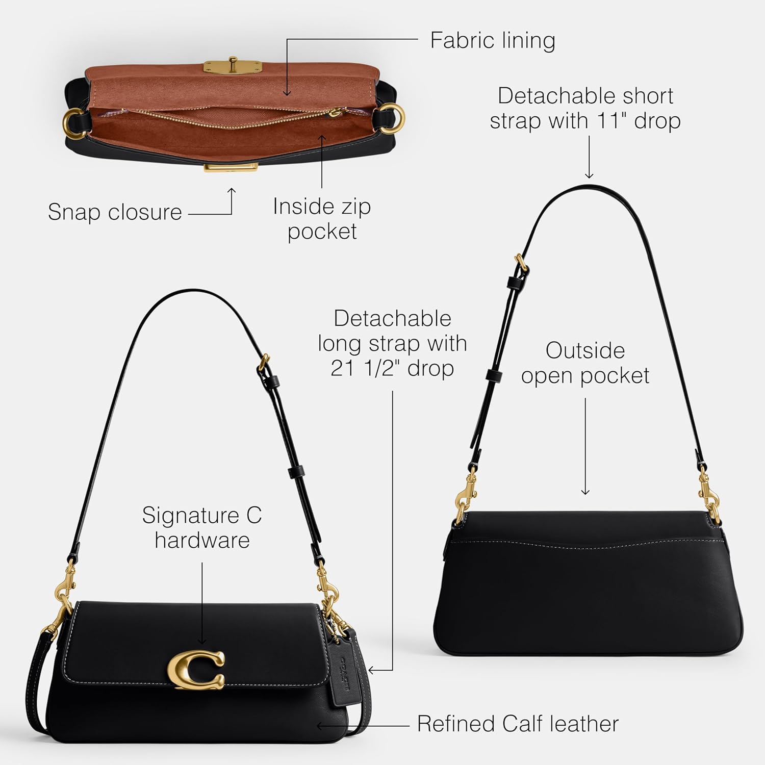 COACH Women's Jet Shoulder Bag
