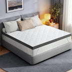 Extra Firm Mattress Topper: Queen Size 3 Inch, High Density Bed Topper, Extra Support For Pain Relief, Breathable Washable Cover With Anti-Slip Straps, Certipur-Us Oeko-Tex Certified 80X60