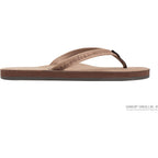 Rainbow Sandals Ladies Las Flores - Single Layer Premier Leather With A Floral 1/2" Narrow Strap