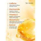 Bewants Deep Toning Glutathione Eye Serum Patch | Korean Retinol And Caffeine Eye Patches | Advanced Glutathione Skincare Gel Patch | 60 Undereye Mask Patches
