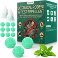 Rodent Mouse Repellent Balls 14 Pack, Moth Balls For Rodents Mouse Deterrent, Peppermint Oil Pest Control For Rodents, Squirrels, Skunk, Mole, Gopher, Pets Safe, Indoor And Outdoor Use
