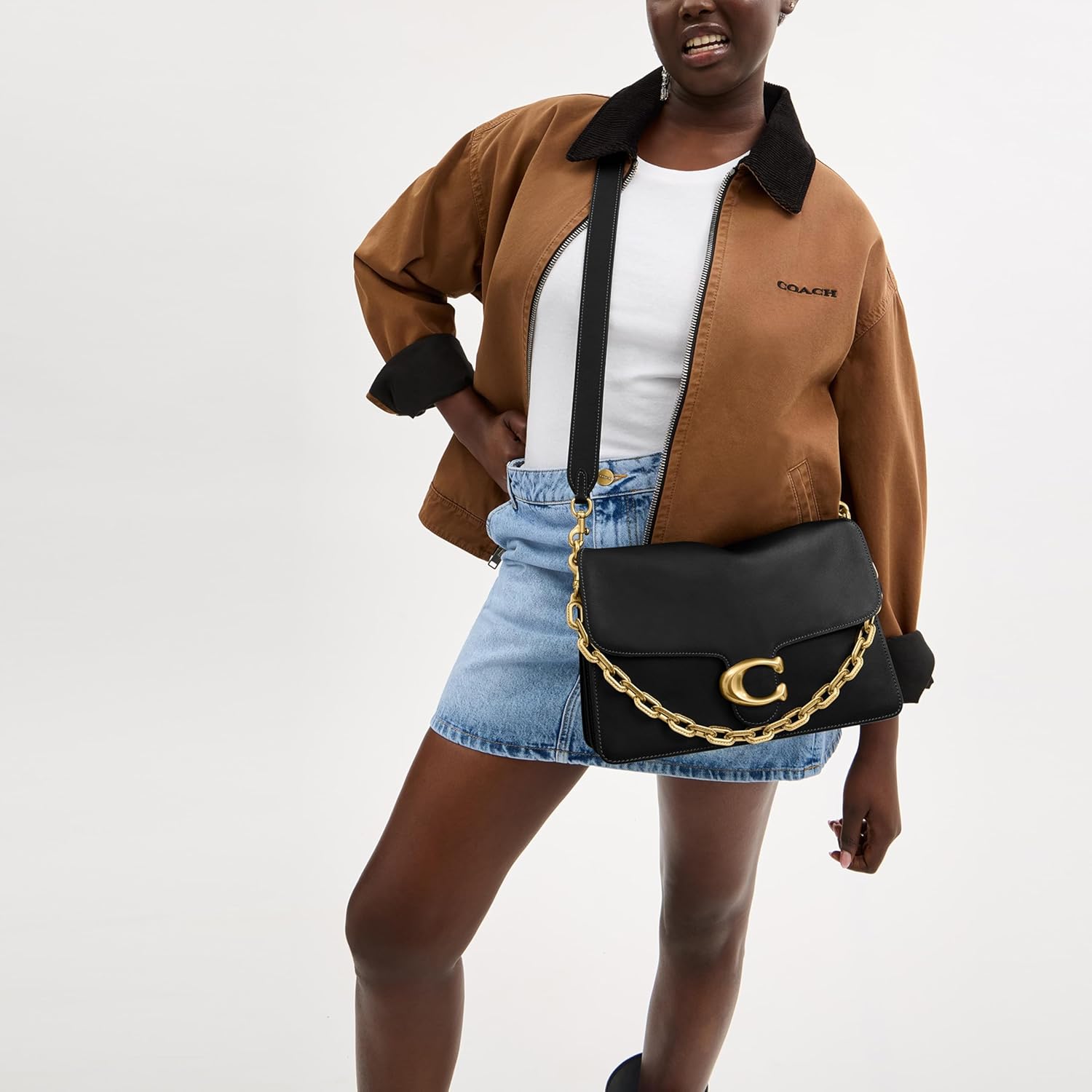 COACH Chain Tabby Shoulder Bag 30