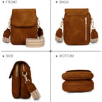 Fashion Small Crossbody Bags for Women Trendy Designer Cell Phone Purses Wallets with Card Holder Anti Theft Travel