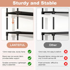 Shoe Rack With Covers - 10 Tiers Tall Shoe Rack Organizer Large Capacity Shoe Shelf Storage 40 Pairs Space Saving Vertical Shoe Storage Organizer For Closet, Entryway, Dorm, Bedroom