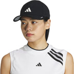adidas Women's Superlite Hat – Lightweight Moisture-Wicking Cap for Workout and Training Black/White/3