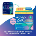 Schick Hydro Silk Sensitive Razor Blade Refills, 6 Count | 5-Blade Sensitive Skin Razors for Women | Womens Razor Refills for Sensitive Skin
