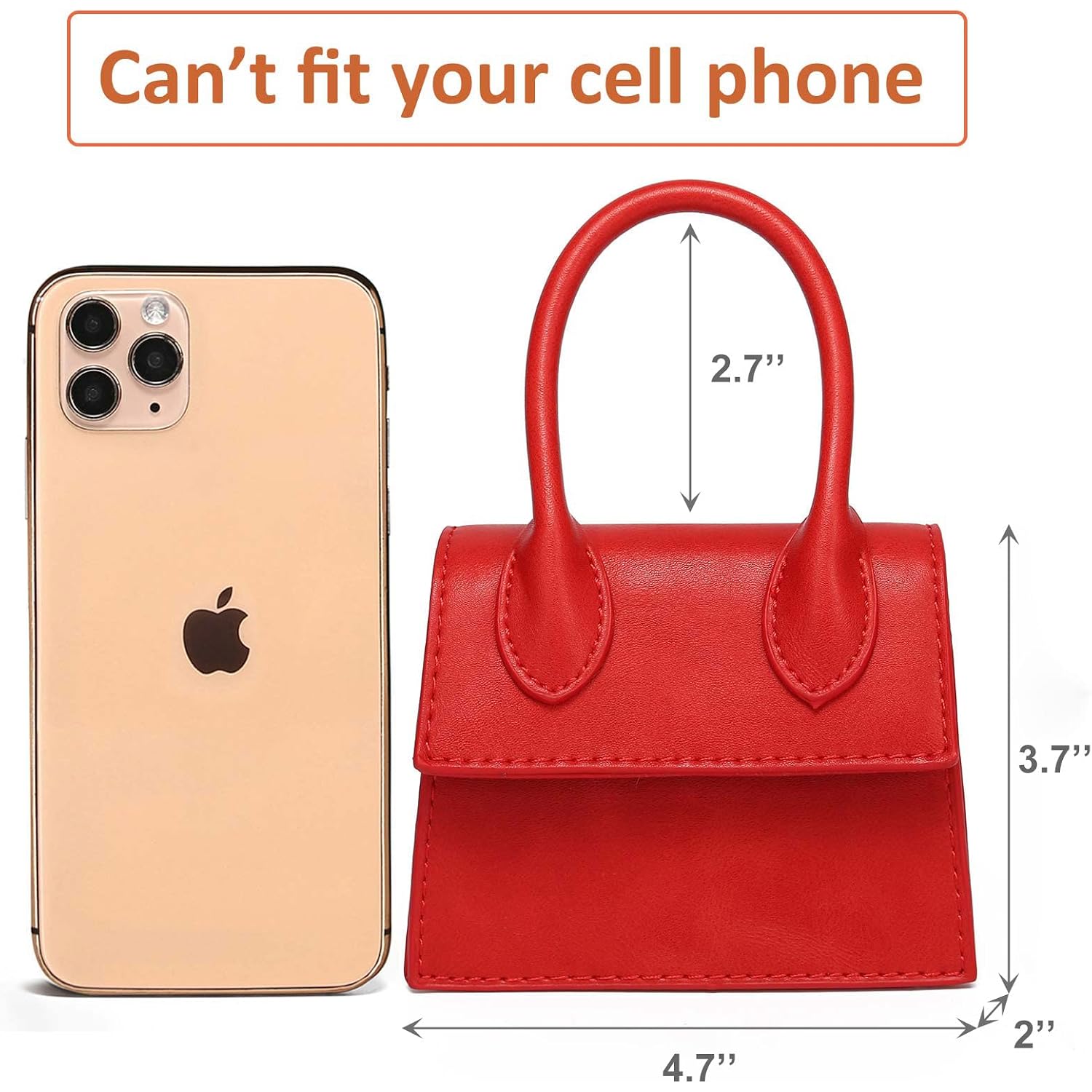 Mini Purse For Women, Mini Bag With Crocodile Pattern