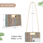 Kkxiu Clutch Purse For Women Vegan Leather Evening Bag Formal Handbag For Wedding Party Prom Bridal