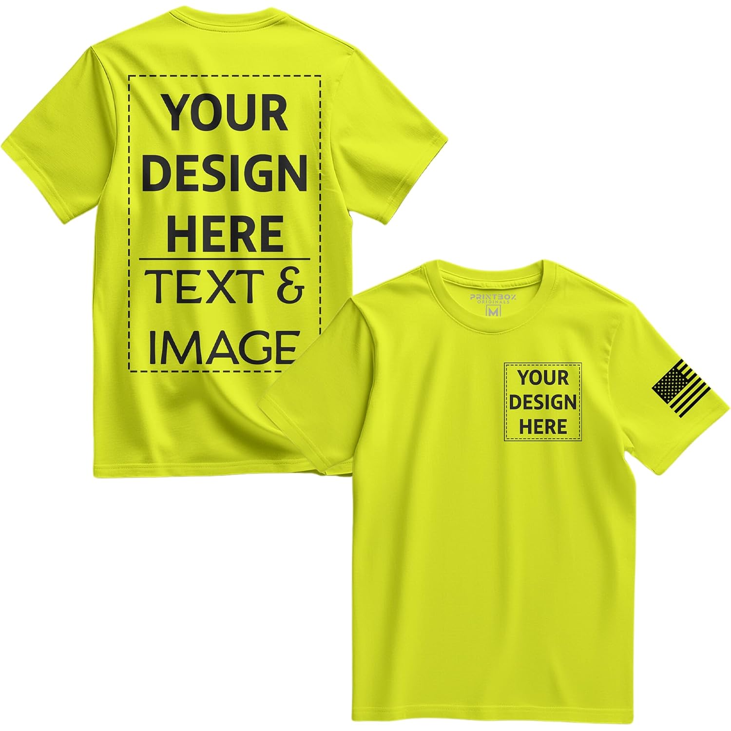 Custom Shirts For Men, Custom Shirt Unisex Fit Mens & Womens, Customized Tshirt Design Your Own Black