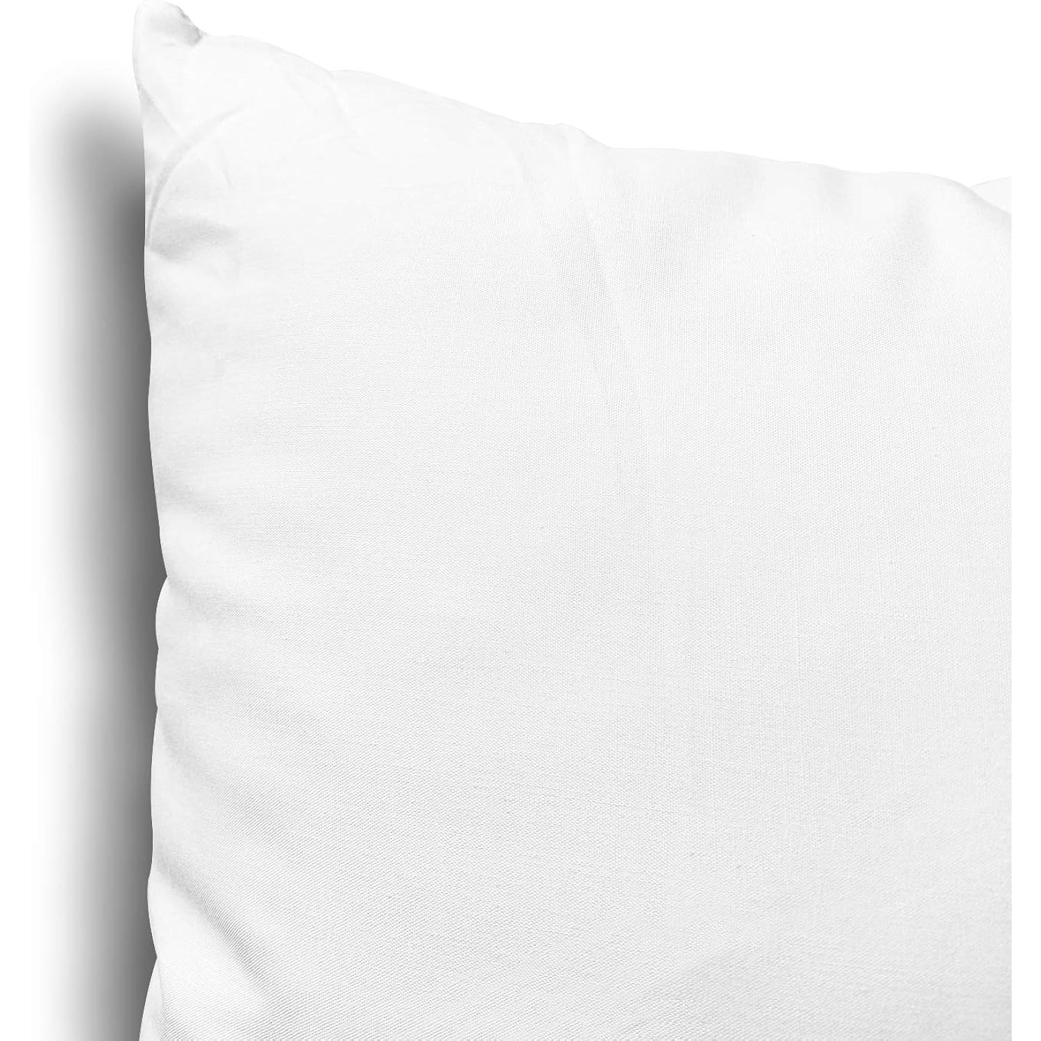 EDOW Throw Pillow Insert, Lightweight Soft Polyester Down Alternative Decorative Pillow, Sham Stuffer, Machine Washable. (White, 18x18)