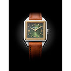 Movado Heritage 1917 Women’S Swiss Quartz Leather Petite Square Watch, 25Mm