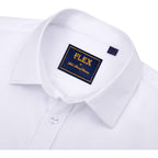 Alimens & Gentle Mens Short Sleeve Dress Shirts Wrinkle Free Solid Casual Button Down Shirts With Pocket