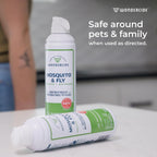 Wondercide - Mosquito And Fly Aerosol Spray - 10 Oz, 2-Pack | Fly, Gnat, Flying Bug, Mosquito Killer With Natural Essential Oils - For Outdoor & Indoor Areas - Pet Safe