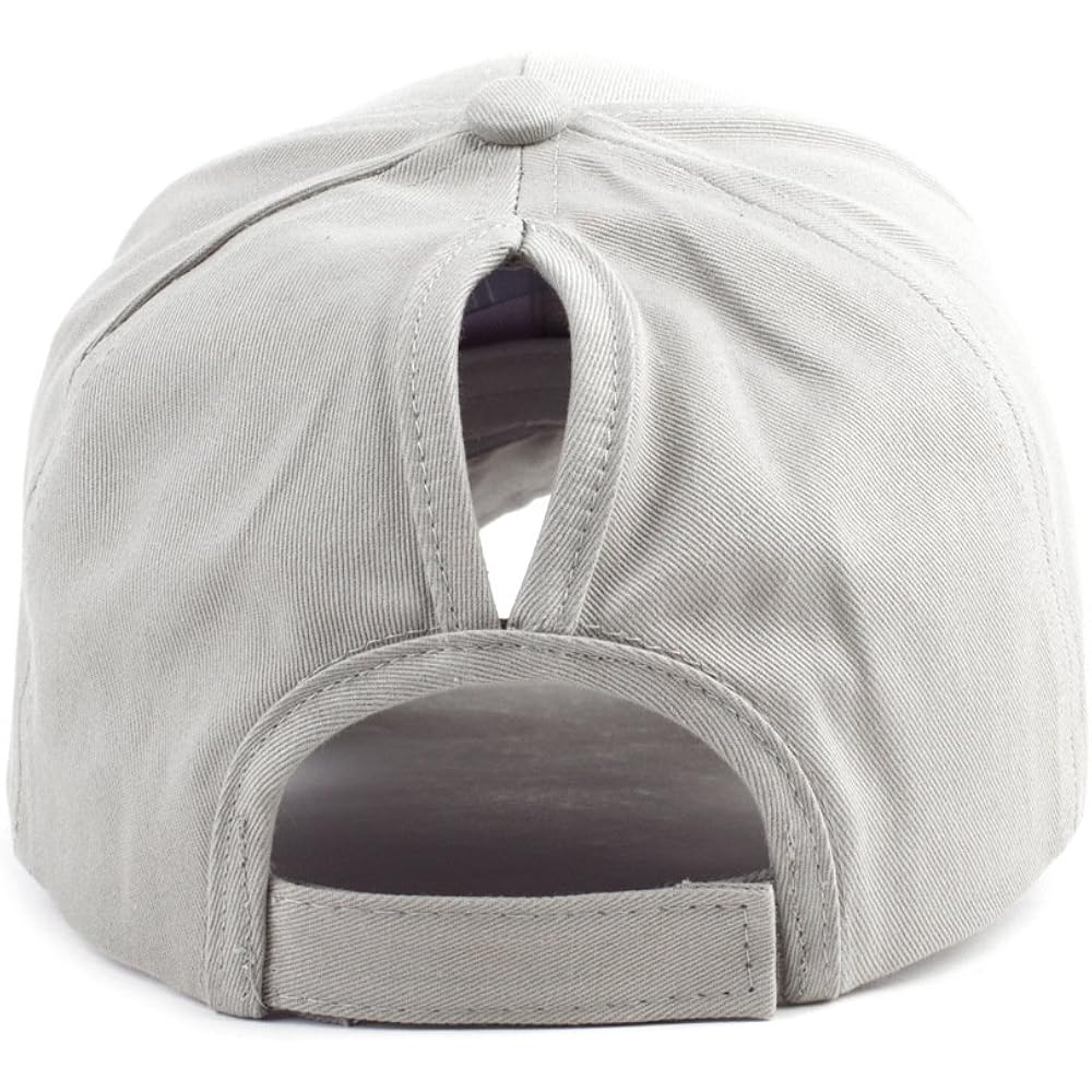High Ponytail Baseball Hat - Women Messy Bun Hat, Sun Protection Ponycaps Retro Cap