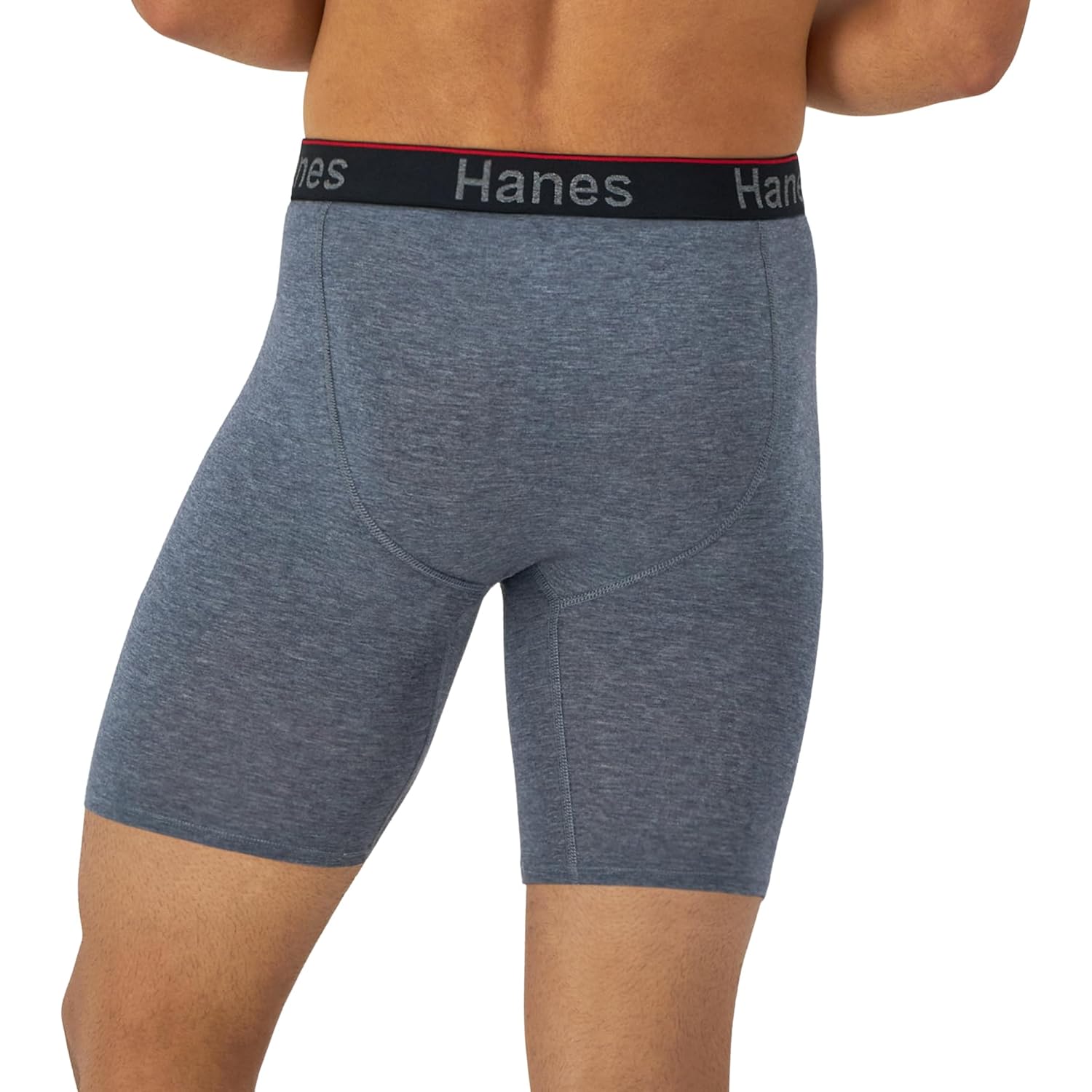 Hanes Men'S Total Support Pouch Men'S Boxer Brief Underwear, Anti-Chafing, Moisture-Wicking Odor Control, 3-Pack