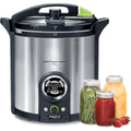 Presto 02152 17-Quart Digital Pressure Canner - Digital Display, Waterbath Capable, 10 Built-In Safety Features, Recipe Book, Stainless Steel