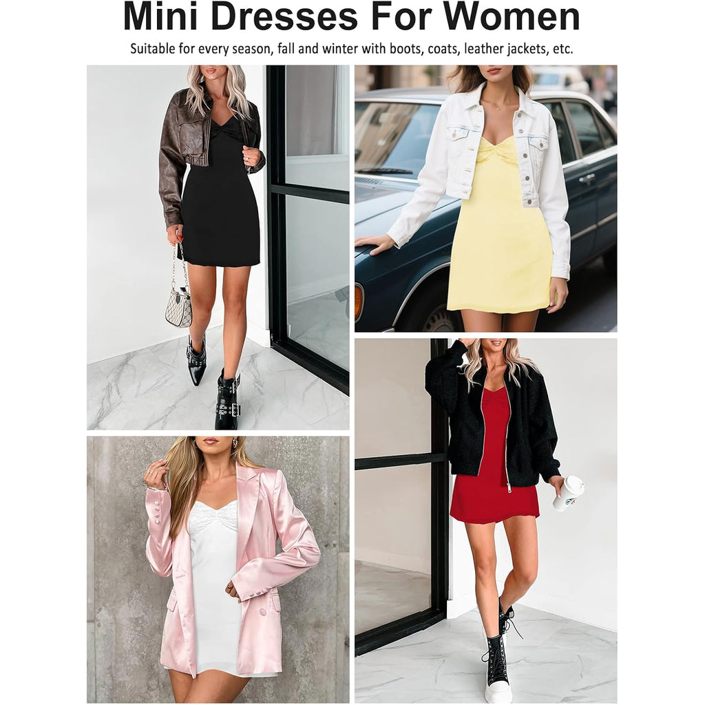 Women'S Summer Mini Dresses Sleeveless Sexy Square Neck Lace Splicing Cocktail Party Straps Bodycon Dress