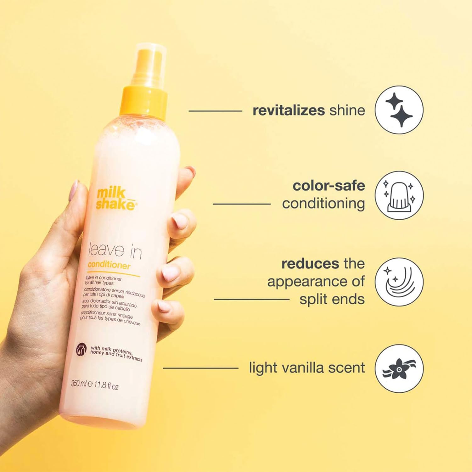 milk shake Leave-In Conditioner Spray Detangler for Natural Hair