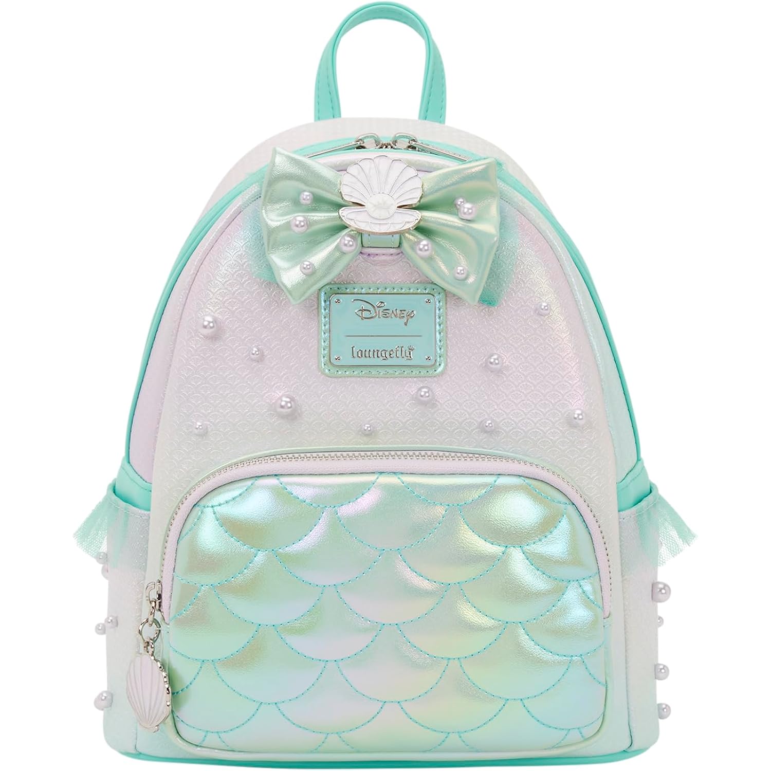 Loungefly The Little Mermaid Iridescent Pearl Mini Backpack