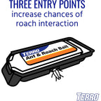 Terro Ant & Roach Bait, 4-Pack, Indoor Ant Killer And Roach Killer | Pre-Filled Dual Bait Stations Attract And Kill Ants, Roaches, And Silverfish, Ready-To-Use Indoor Bait With Twist Tab, T360