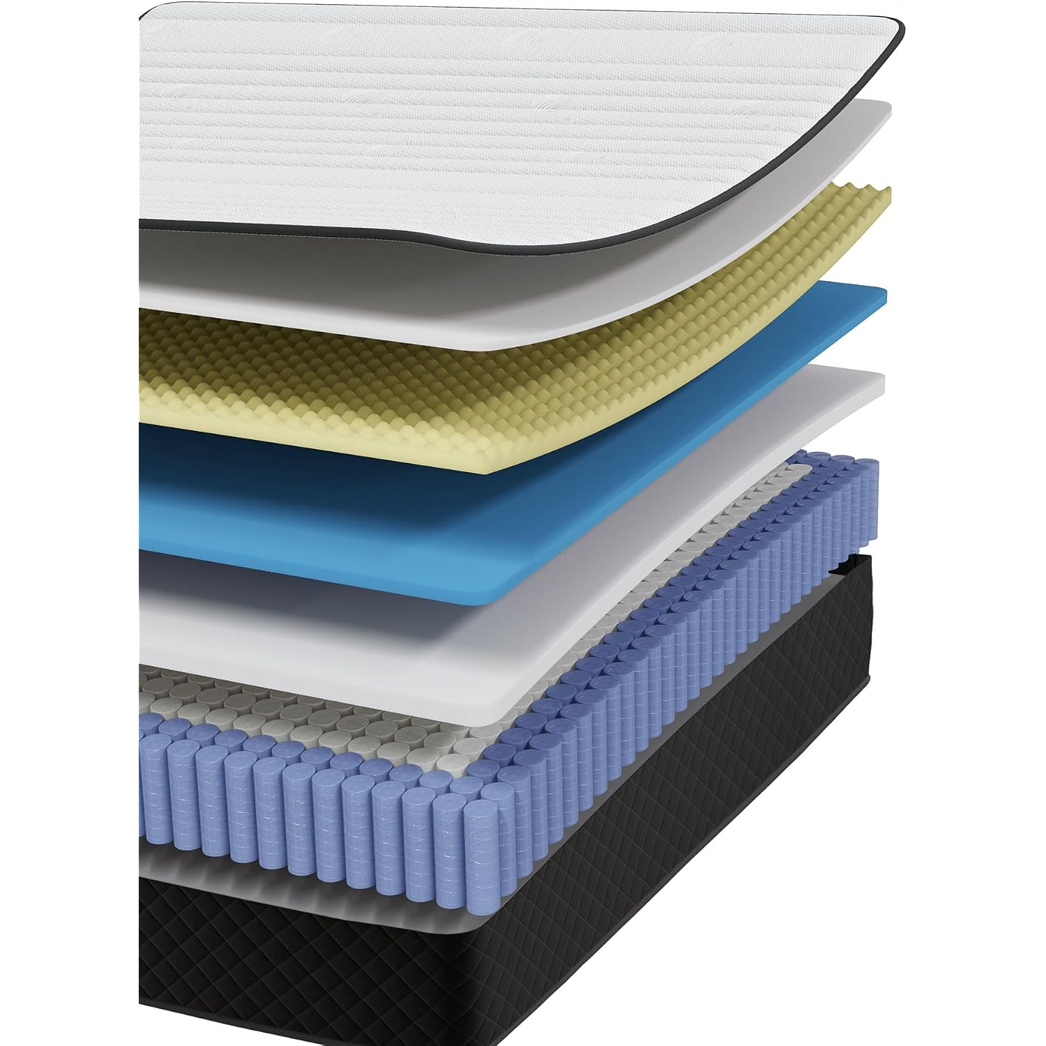 Swbvs Double Mattress,12 Inch Full Size Hybrid Mattresses, Full Bed Matress In A Box, Pressure Relief & Fiberglass Free, Firm Mattress Double Size