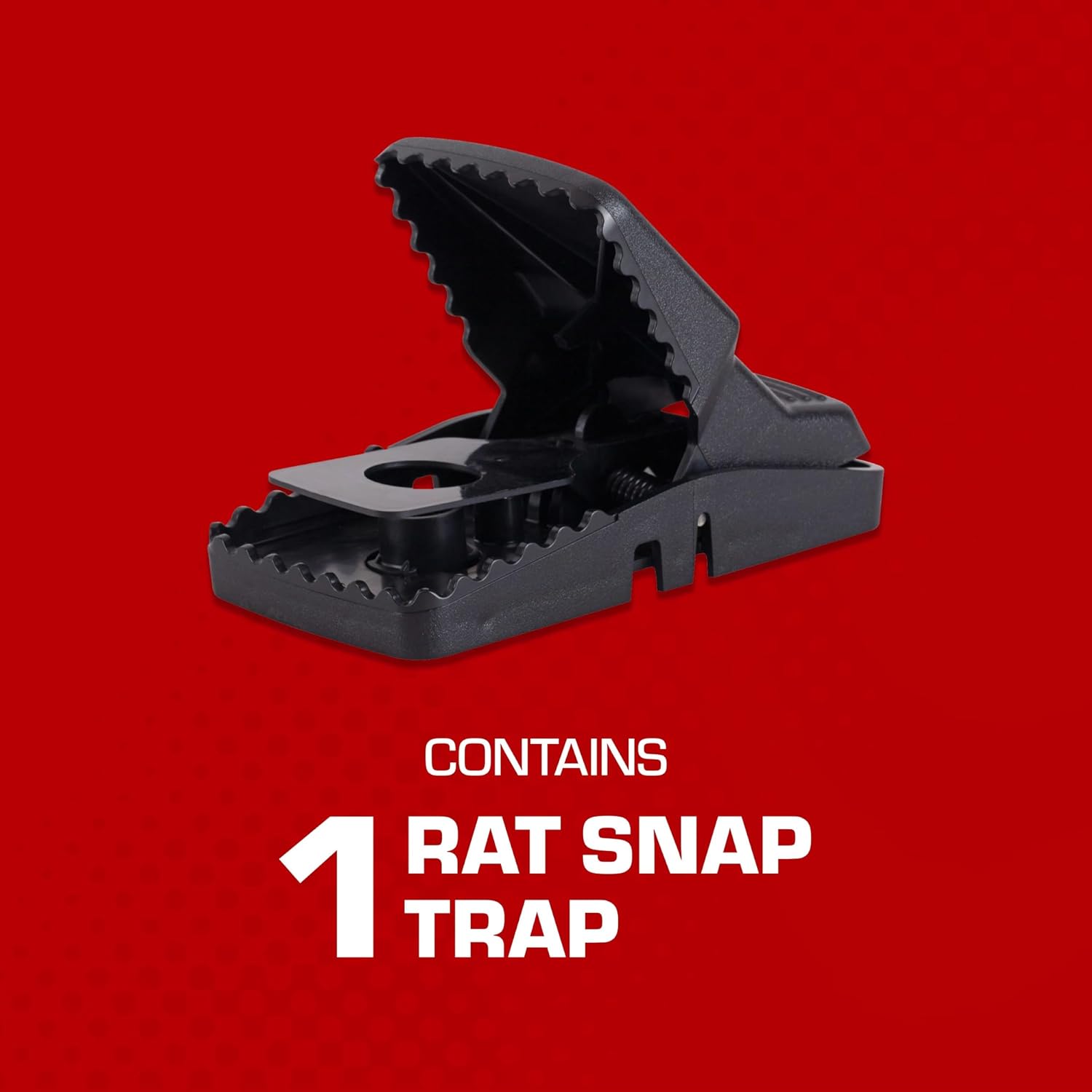 Tomcat Rat Snap Trap, 1 Rat Size Trap | Reusable - Effectively Kill Rats - Ideal For Home And Farm Use
