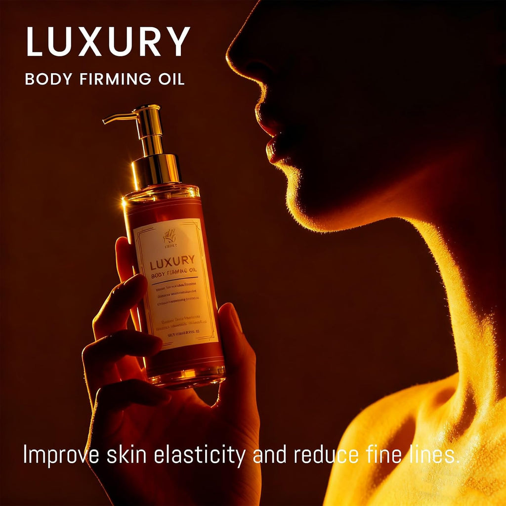 Body Firming Oil - Luxury Toning & Tightening Treatment For Crepey Skin - Hydrating, Nourishing Elixir To Improve Skin Texture & Elasticity - 120Ml (1)