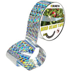 Bird Scare Tapes 262Ft*1 Reflective Flash Tape For Birds, Bird Scare Device Double Side Ribbon Scare Birds Away For House, Garden, Yard, Orchard, Patio, Outdoor